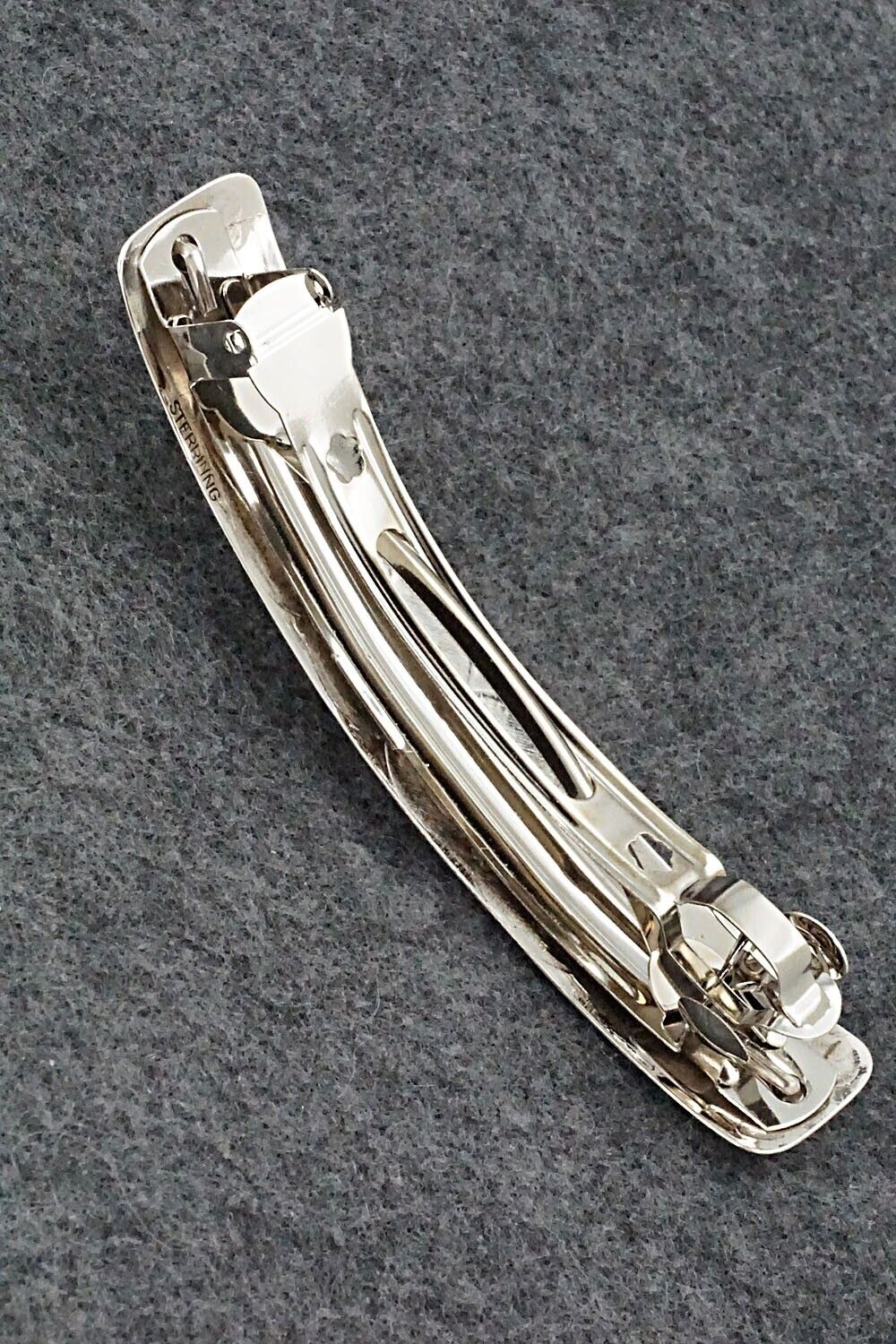 Turquoise & Sterling Silver Hair Barrette - Jolene Begay