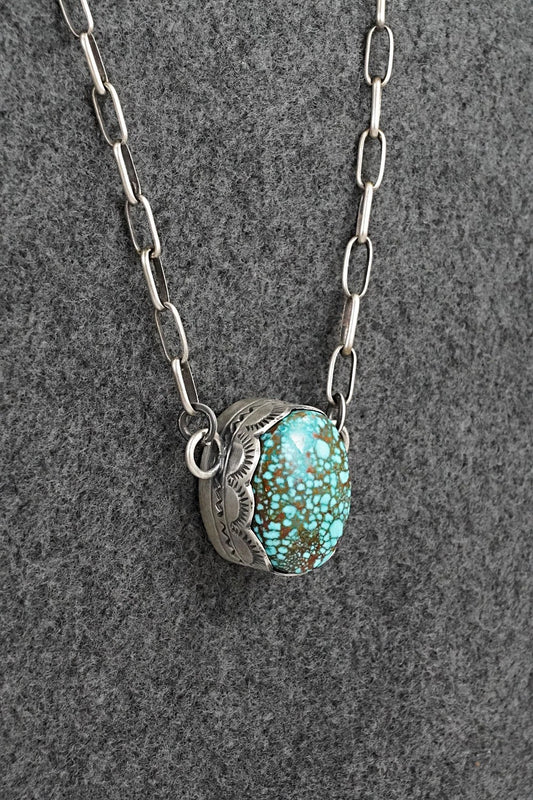 Turquoise & Sterling Silver Necklace - Randy Boyd
