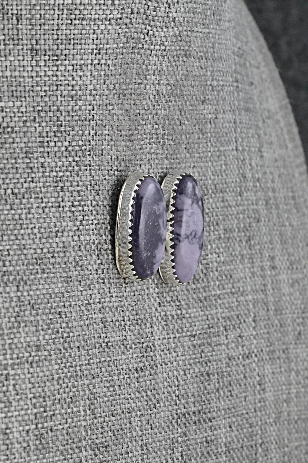 Morado & Sterling Silver Earrings - Murray Hannaweeka