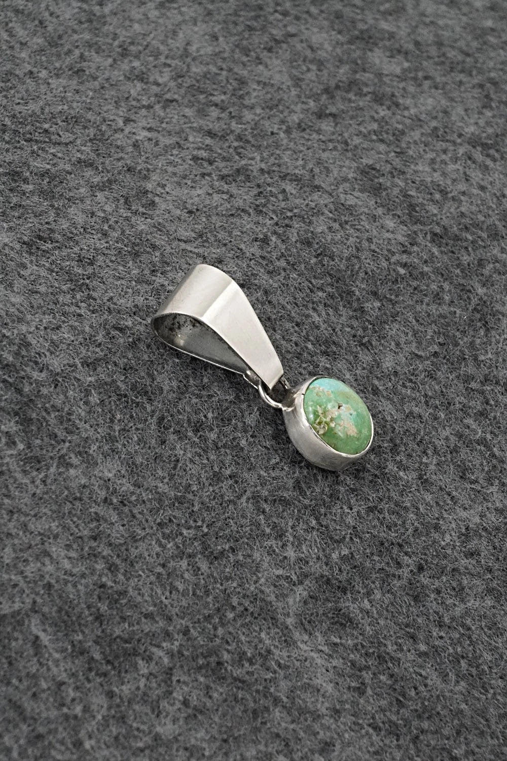 Turquoise & Sterling Silver Pendant - Rosemary Saunders