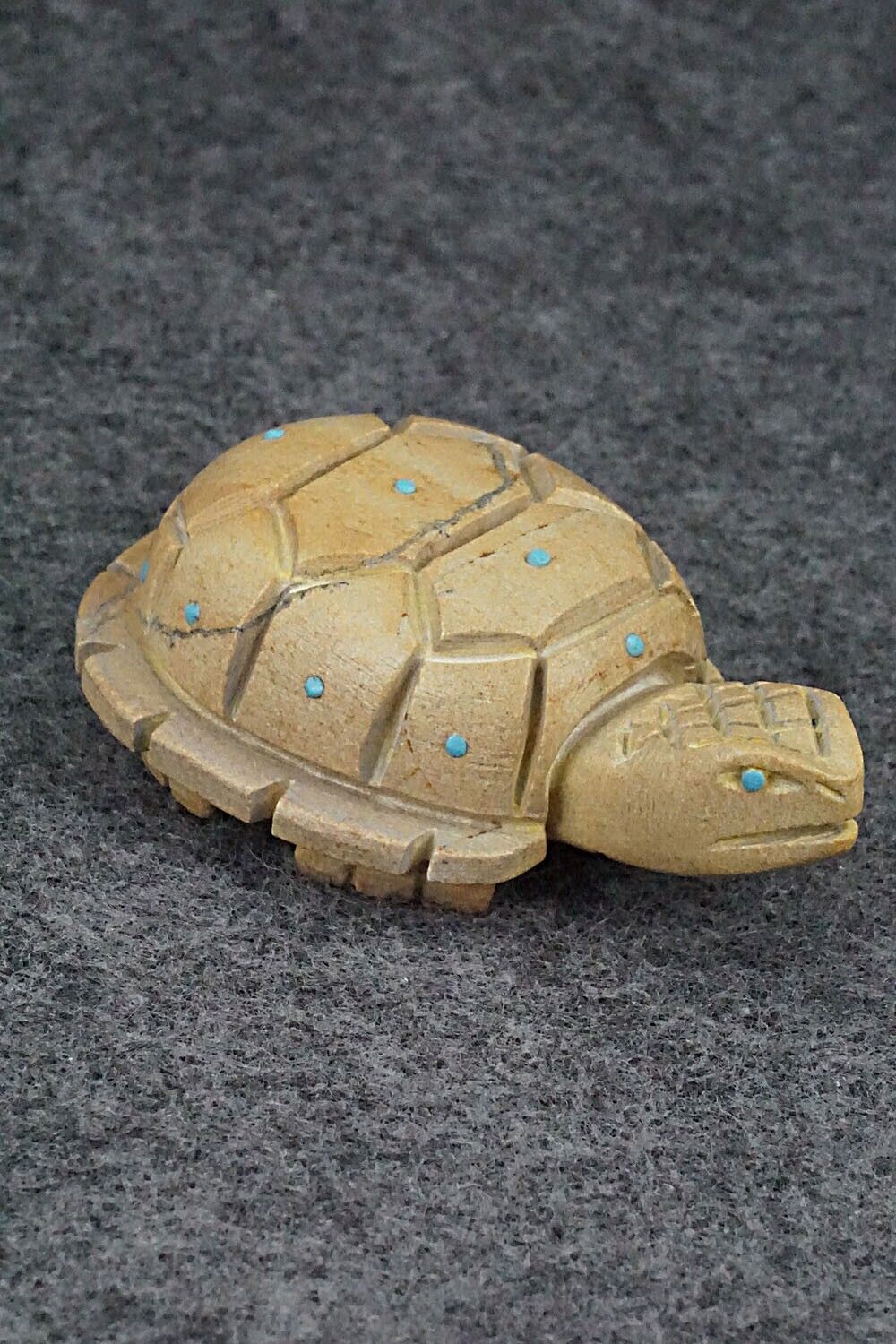 Tortoise Turtle Zuni Fetish Carving - Douglas Martza