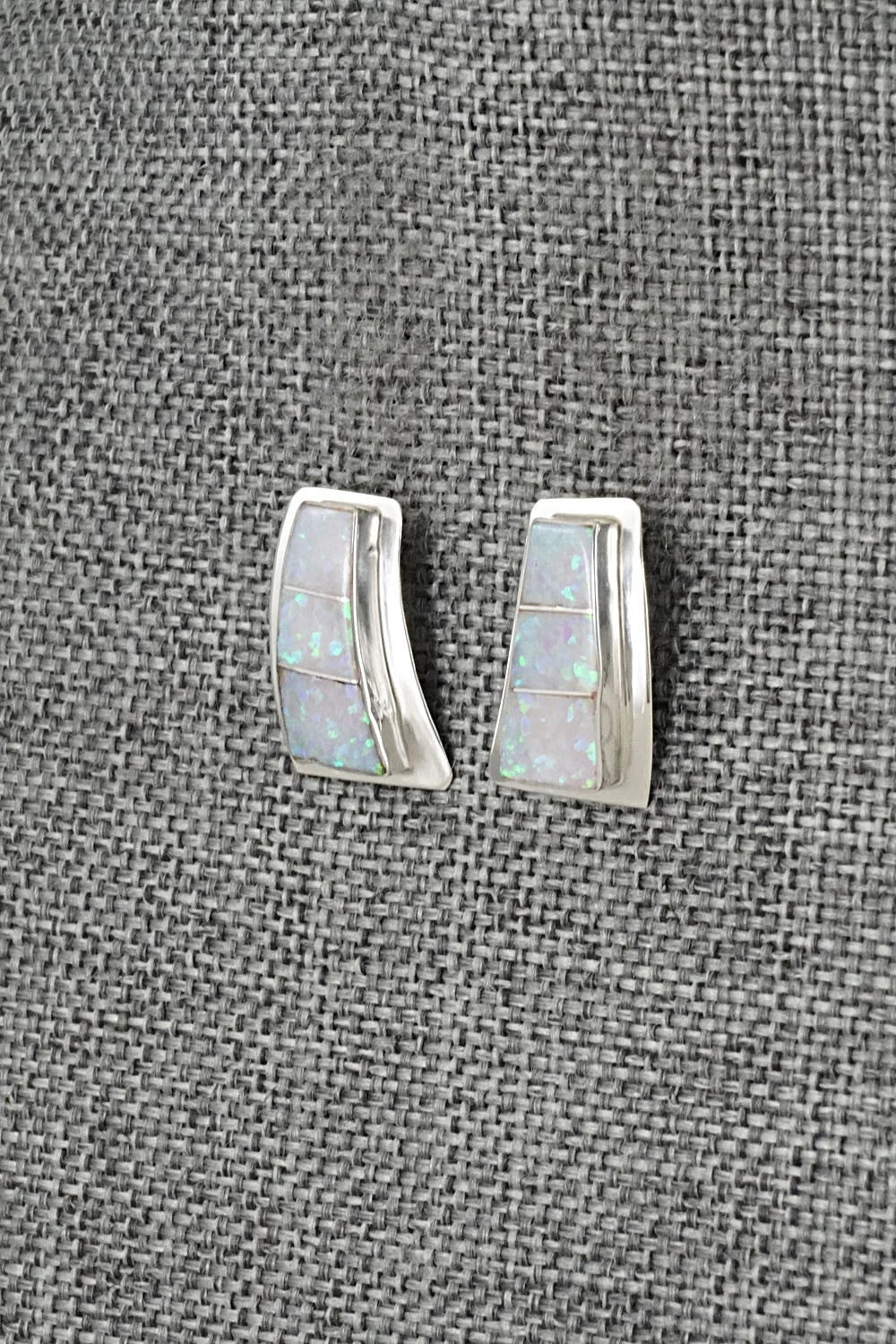 Opalite & Sterling Silver Earrings - Nathaniel Johnson