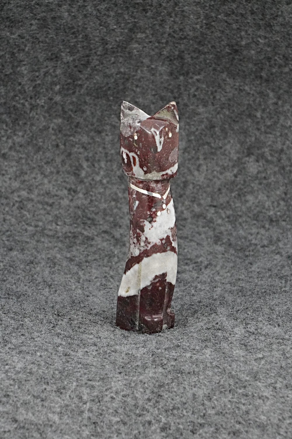 Cat Zuni Fetish Carving - Kenny Chavez