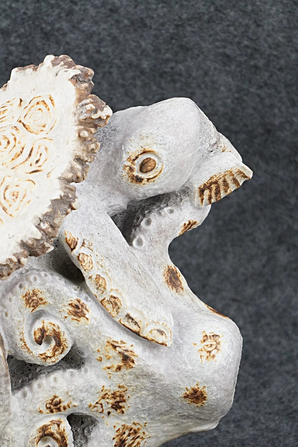 Turtle & Octopus Zuni Fetish Carving - Maxx Laate