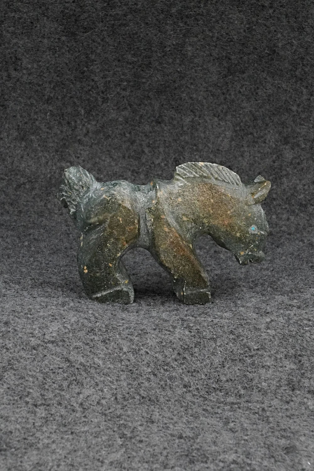 Donkey Zuni Fetish Carving - Tony Mackel