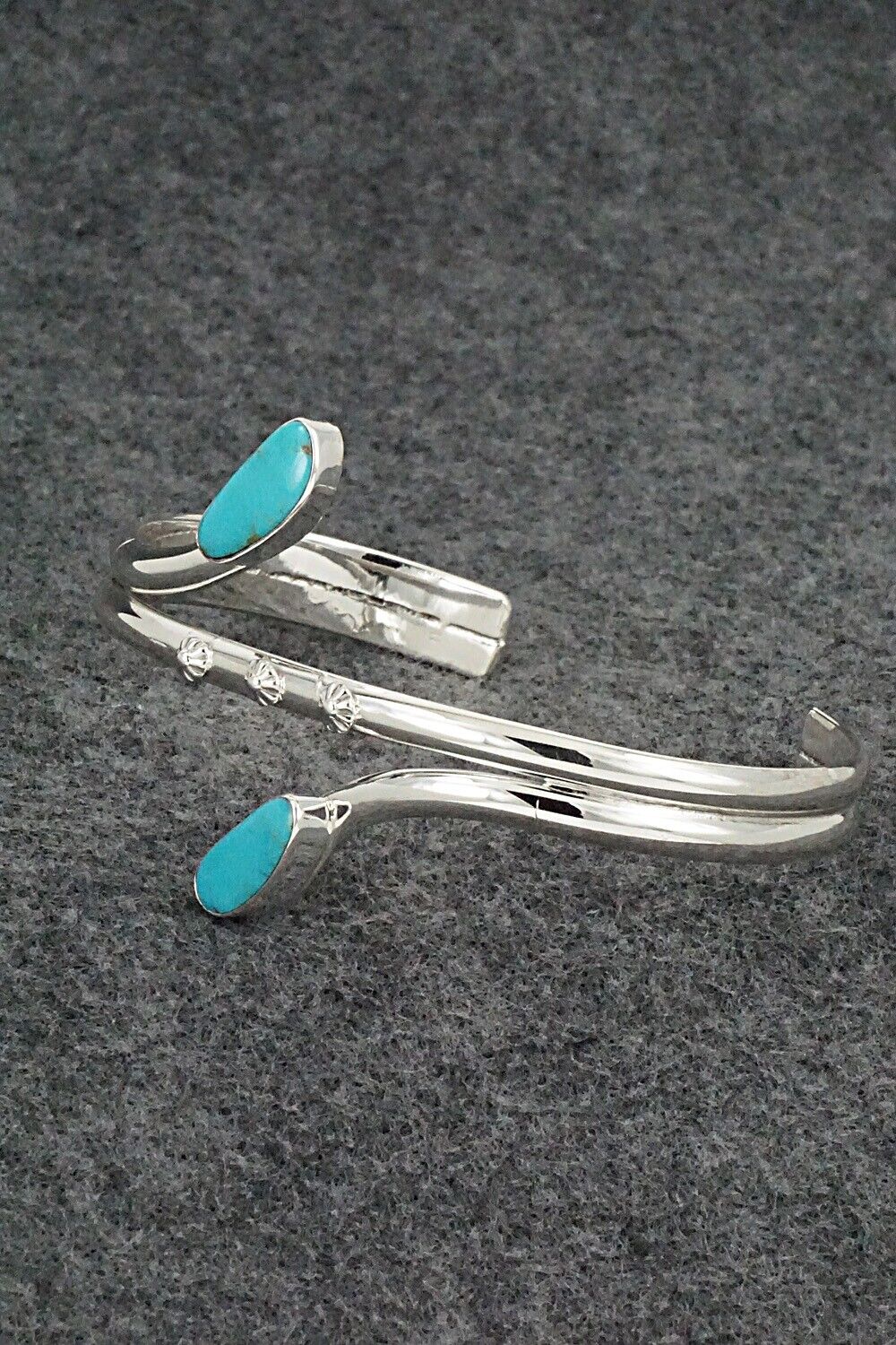 Turquoise & Sterling Silver Bracelet - Thomas Yazzie