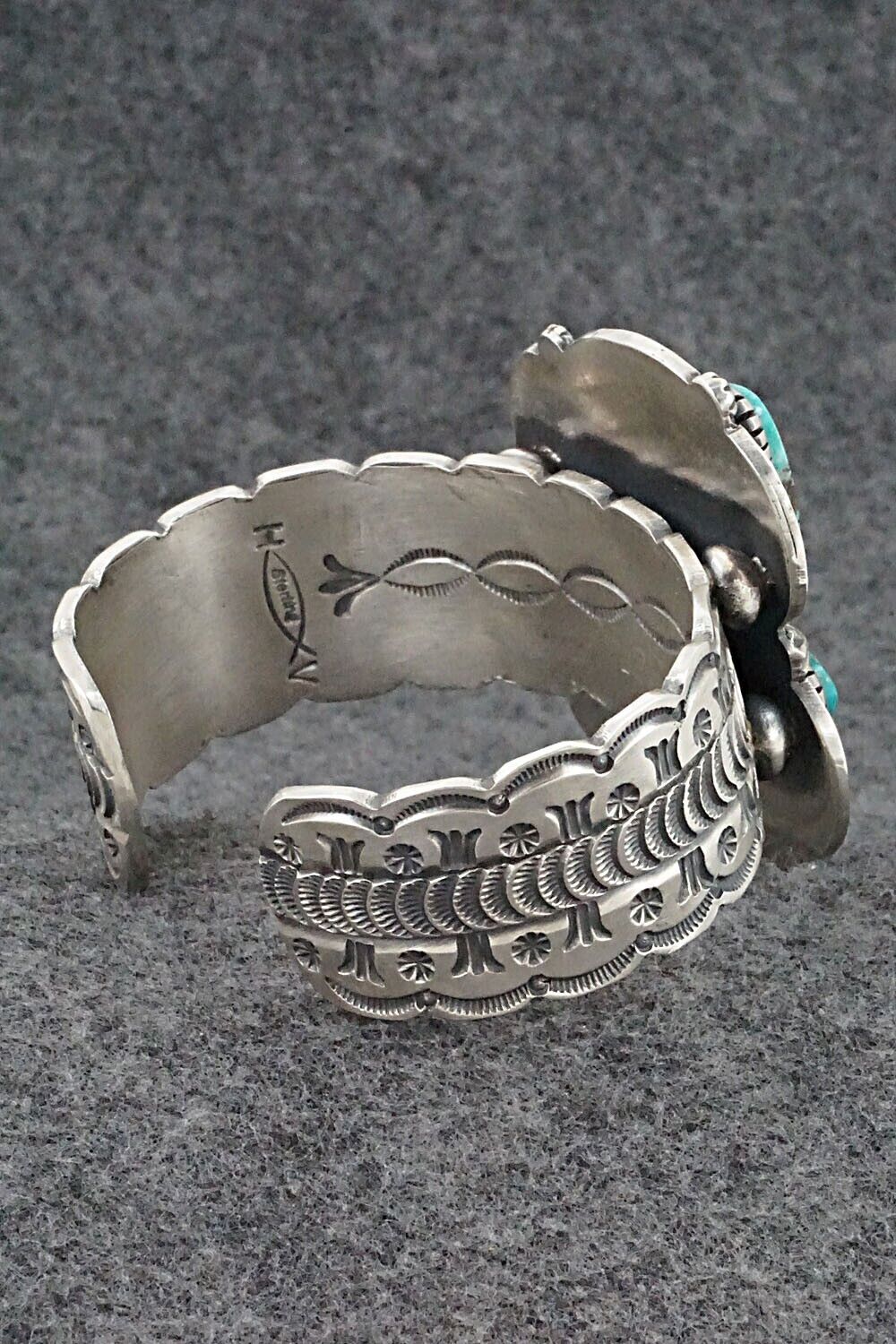 Turquoise & Sterling Silver Bracelet - Hank Vandever