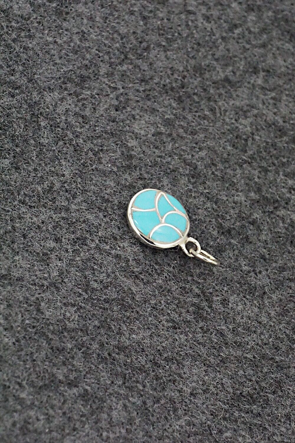 Turquoise & Sterling Silver Pendant - Orena Leekya