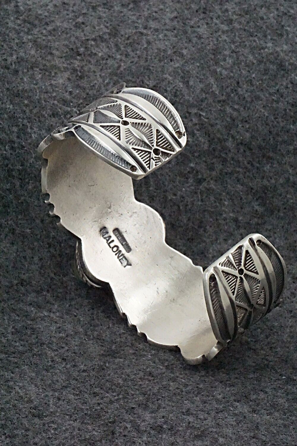 Turquoise & Sterling Silver Bracelet - Leonard Maloney