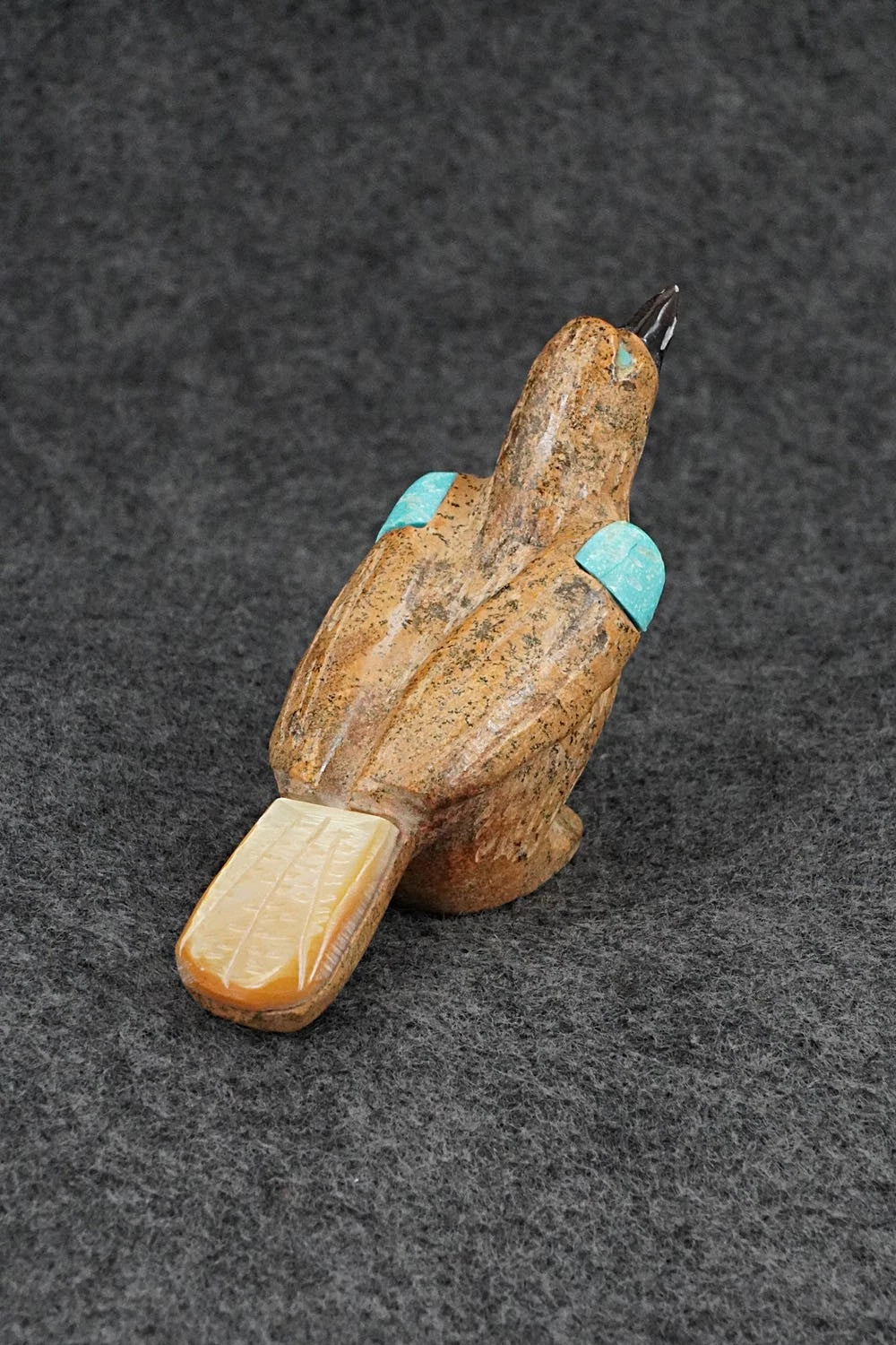 Quail Zuni Fetish Carving - Freddie Leekya