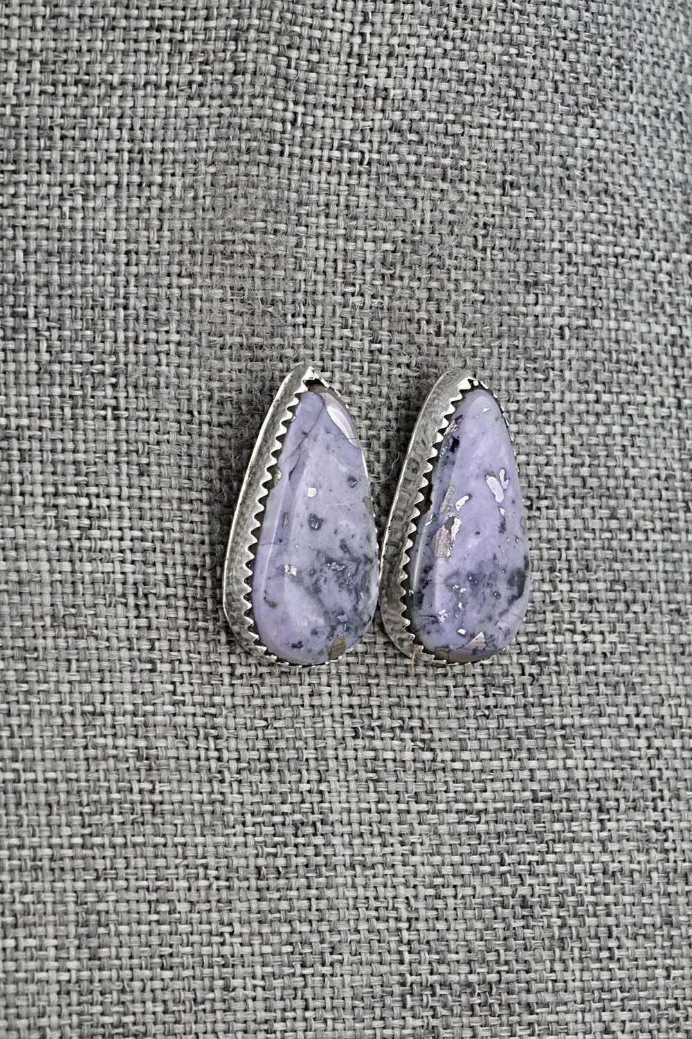 Morado & Sterling Silver Earrings - Murray Hannaweeka