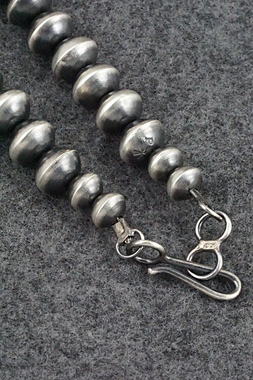 Sterling Silver Navajo Pearl Necklace 22" - Presley Haley