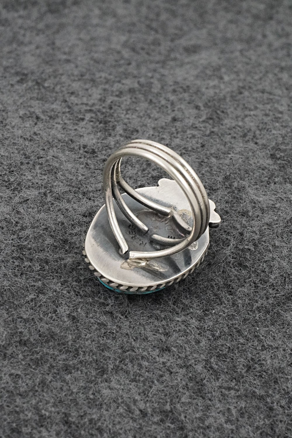 Turquoise & Sterling Silver Ring - Rena Begay - Size 6