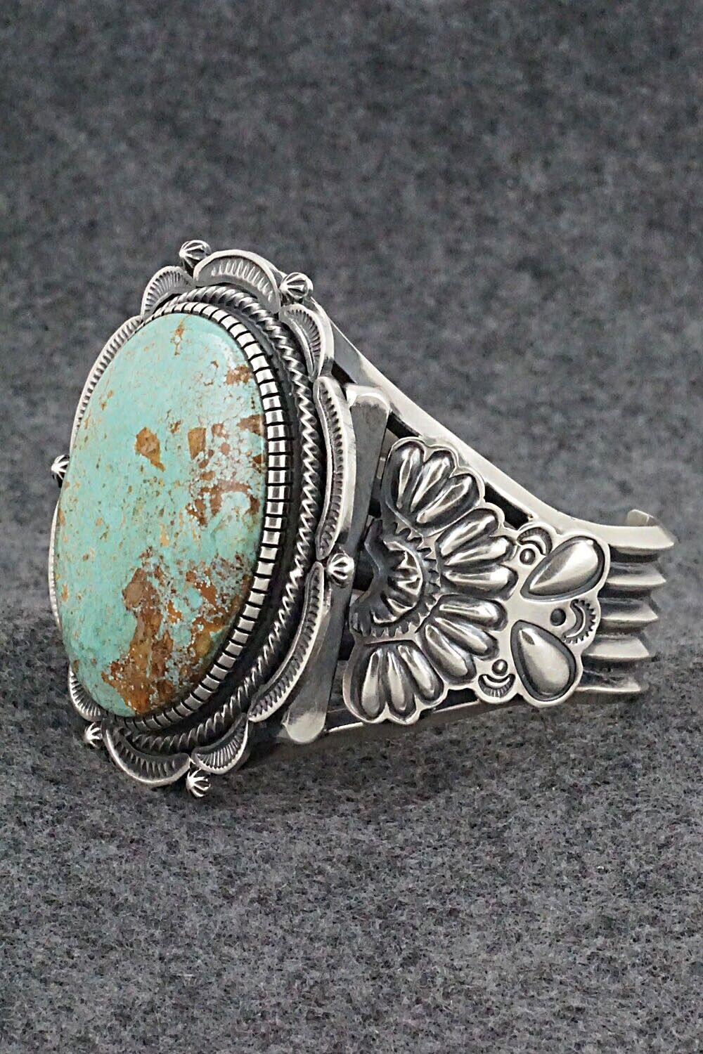 Turquoise & Sterling Silver Bracelet - Hank Vandever