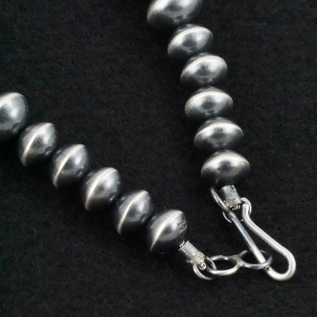 Tonisha Haley Sterling Silver Navajo Pearl Necklace 24"