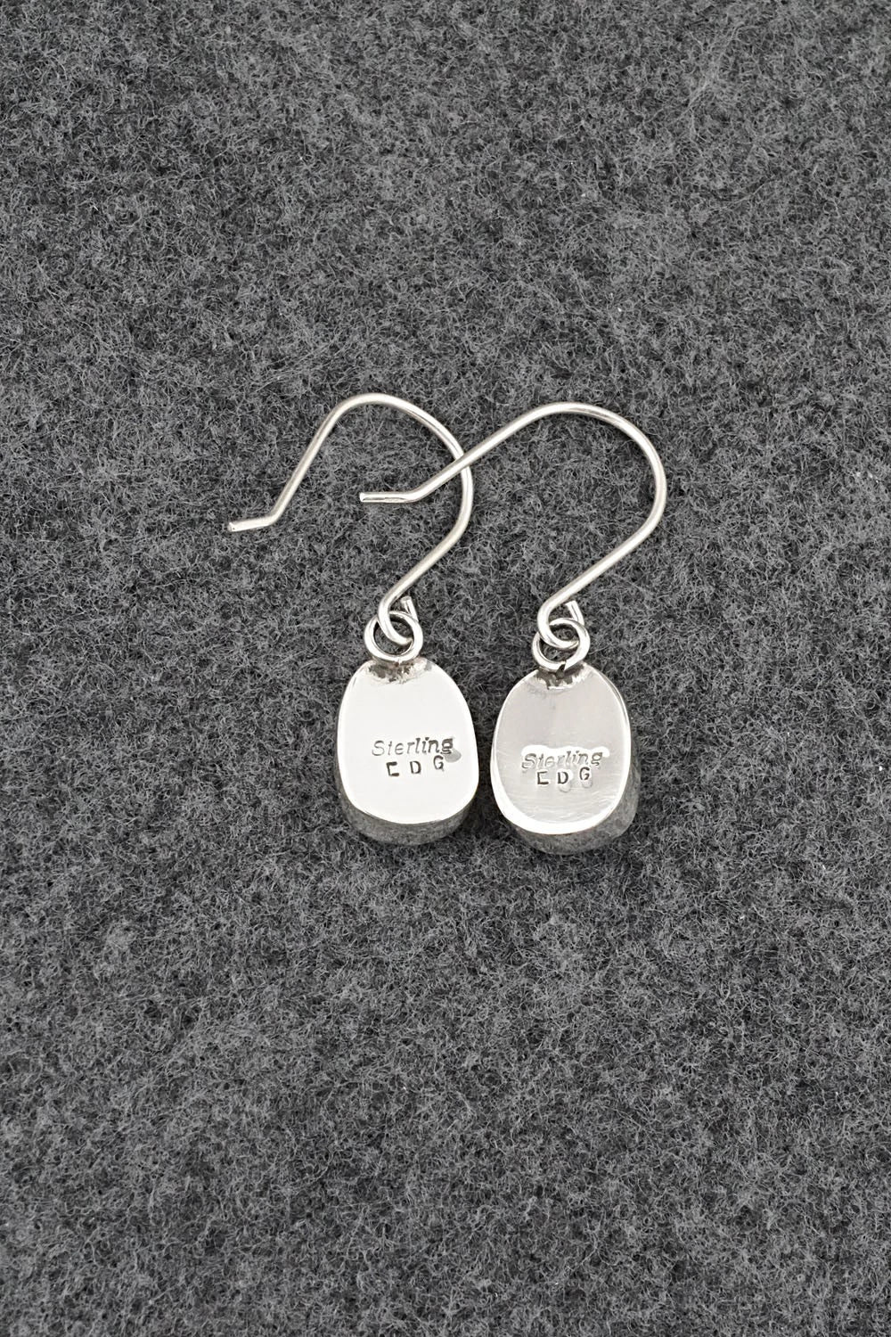 Turquoise & Sterling Silver Earrings - Eugene Gruber
