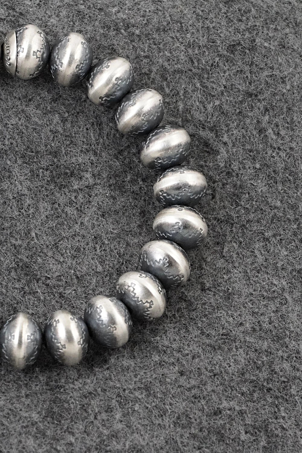 Sterling Silver Navajo Pearl Bracelet - Bryannen Halwood