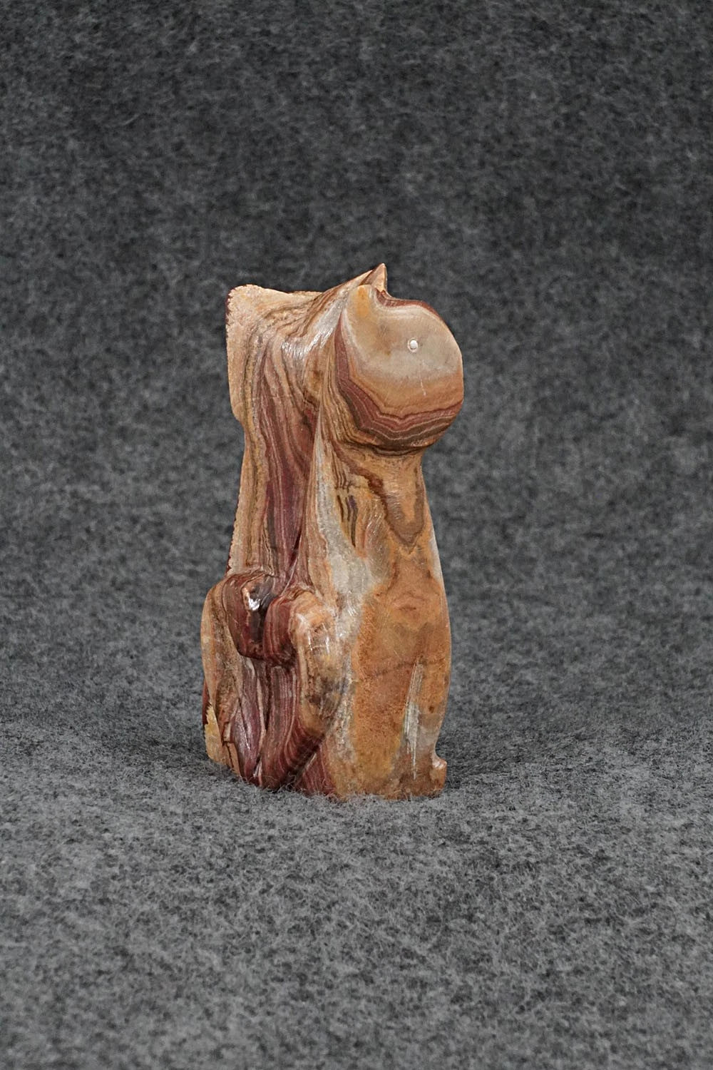 Cats Zuni Fetish Carving - Kenny Chavez