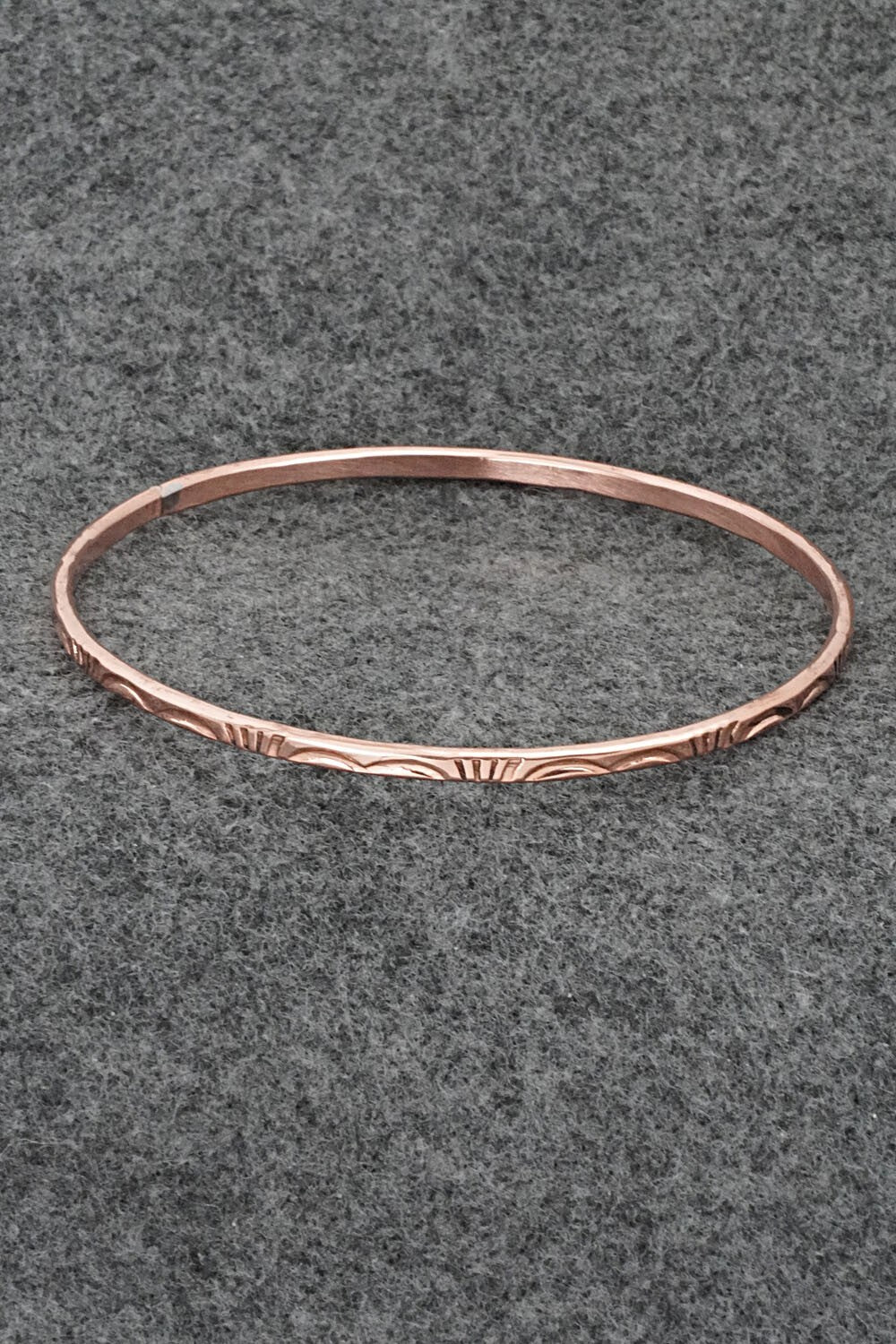 Copper Bangle Bracelet - Elaine Tahe