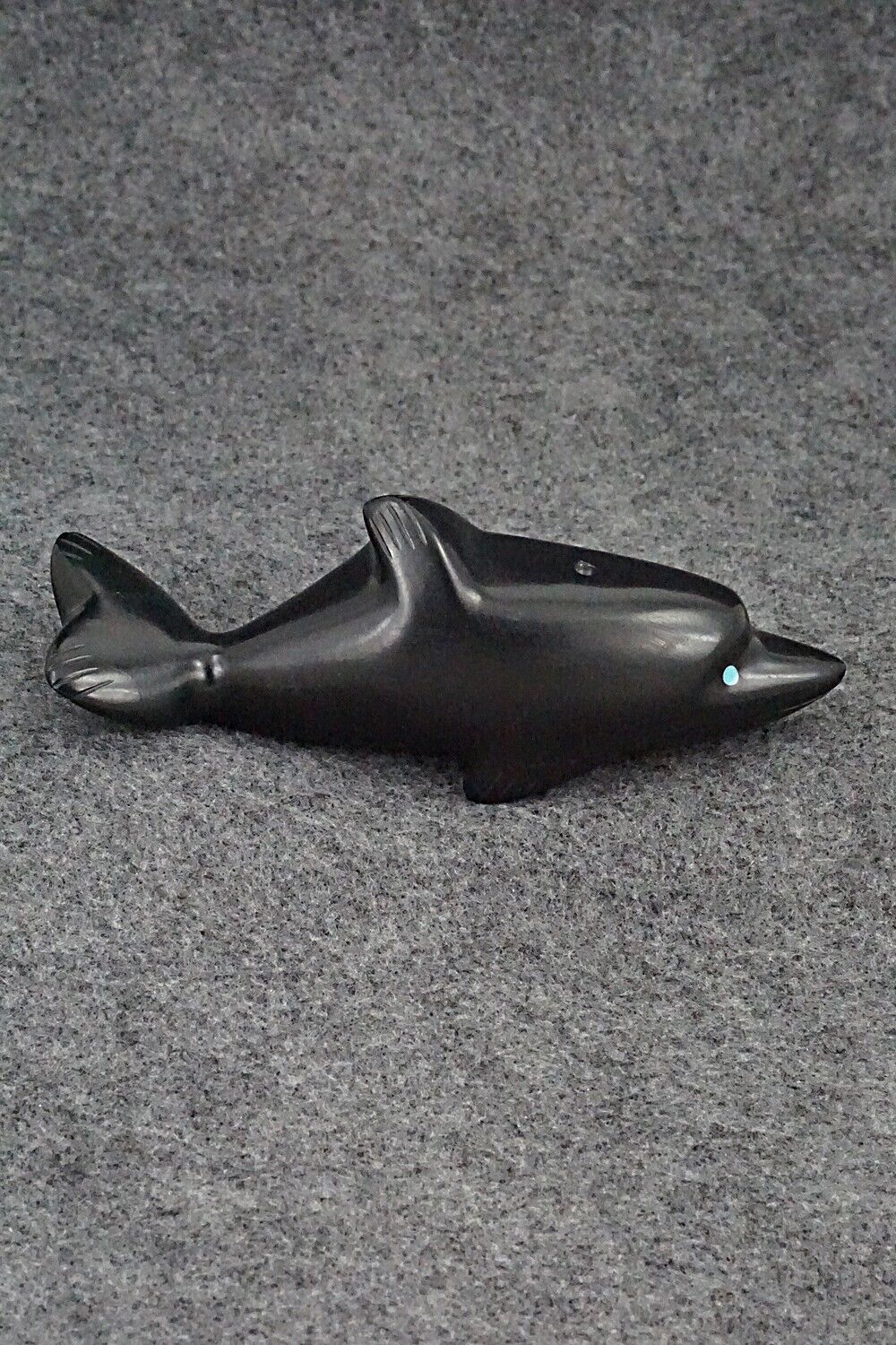 Dolphin Zuni Fetish Carving - Herbert Halate