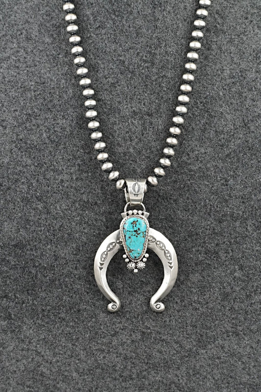 Turquoise & Sterling Silver Necklace - Samuel Yellowhair