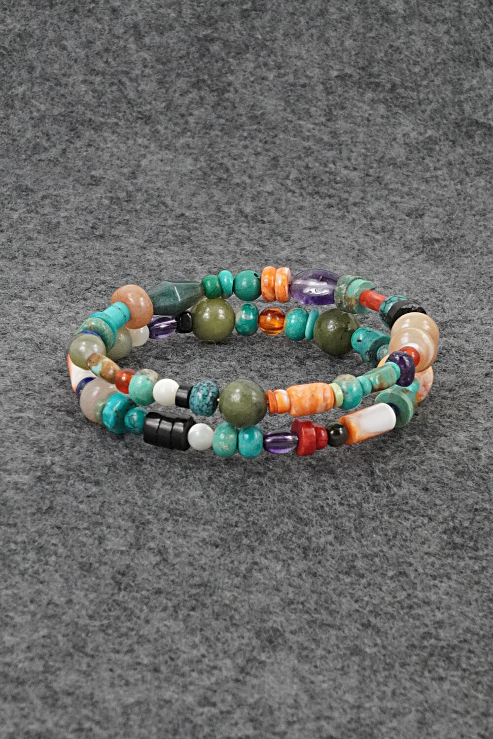 Multi-Stone Beaded Bracelet - Helen Tsosie