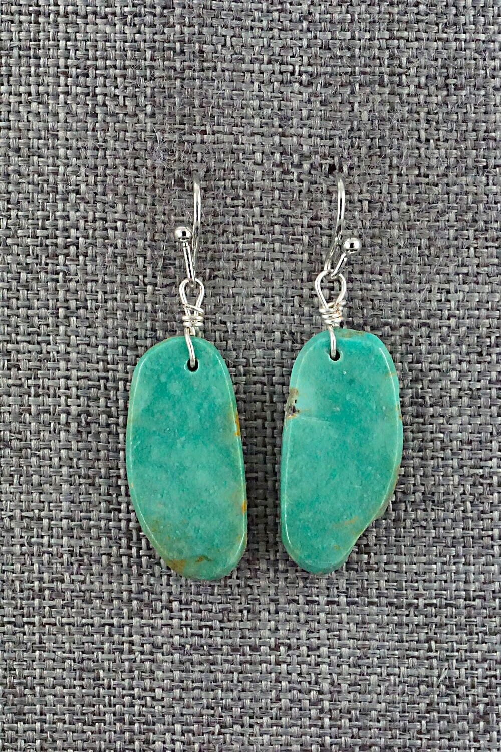 Turquoise & Sterling Silver Earrings - Joe Garcia