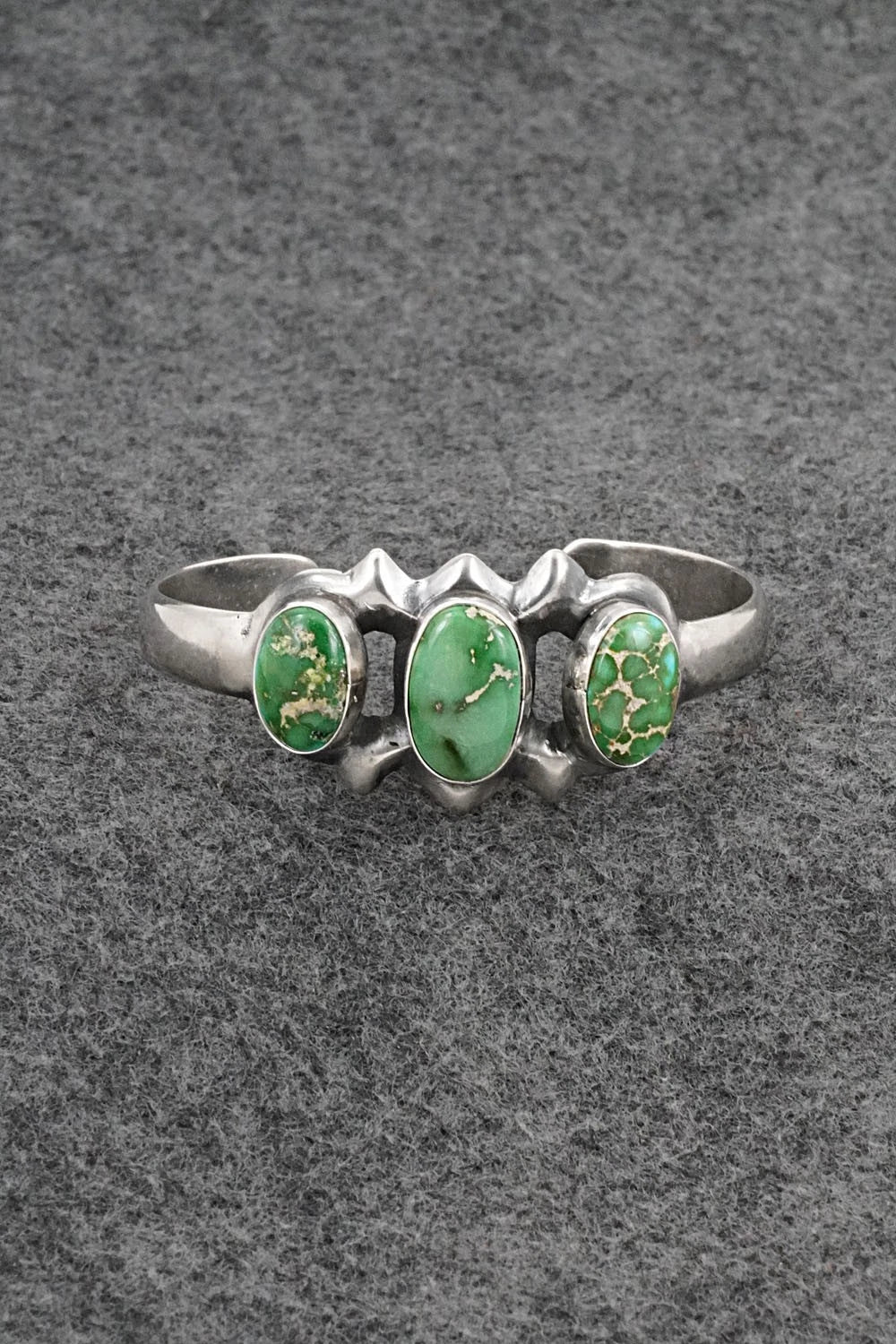 Turquoise & Sterling Silver Bracelet - Eugene Gruber