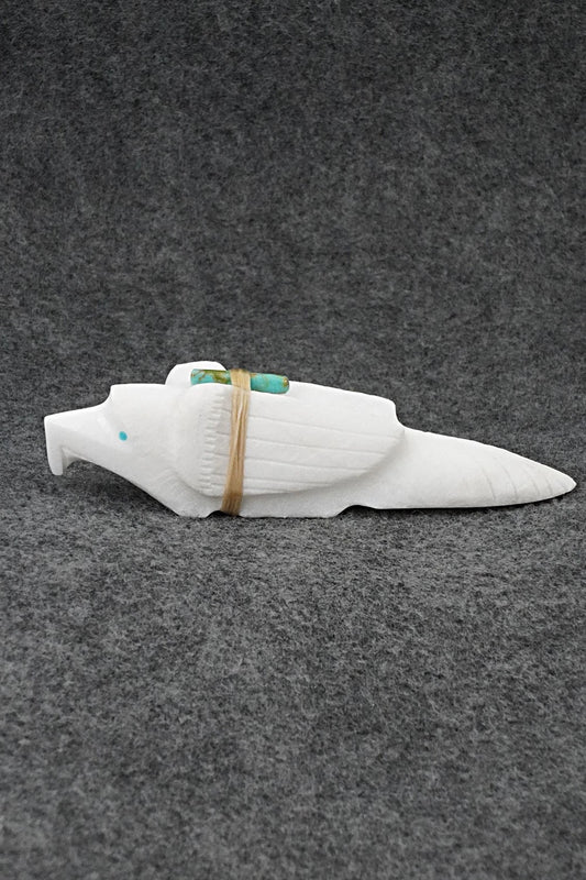 Eagle Zuni Fetish Carving - Herb Halate