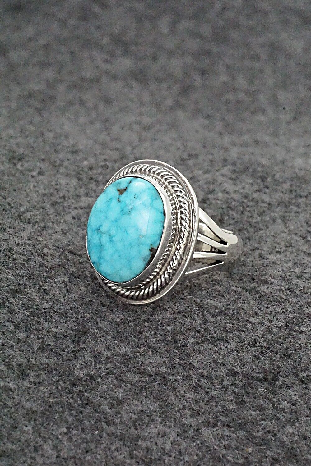 Turquoise & Sterling Silver Ring - Marita Benally - Size 7