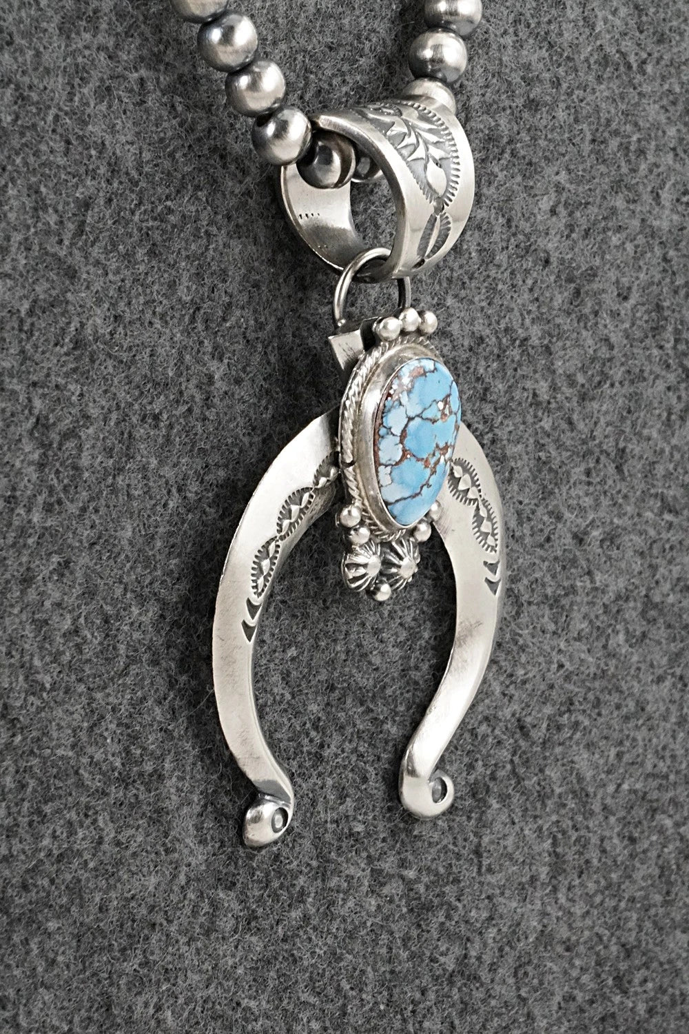 Turquoise & Sterling Silver Necklace - Samuel Yellowhair