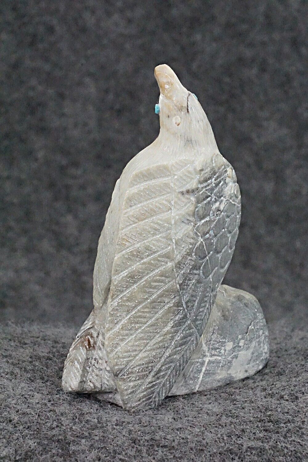 Quail Zuni Fetish Carving - Derrick Kaamasee