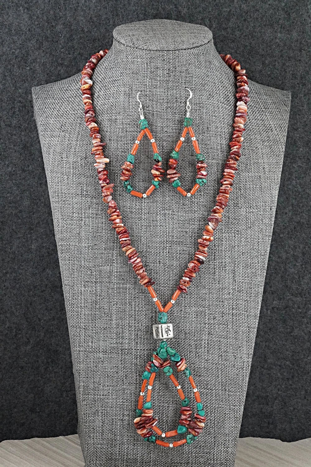 Multi-Stone & Sterling Silver Necklace Set - Erica Brown