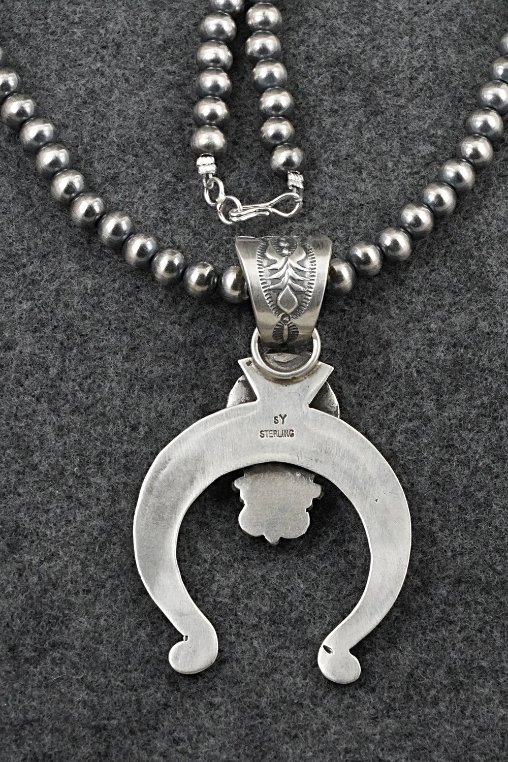 Turquoise & Sterling Silver Necklace - Samuel Yellowhair