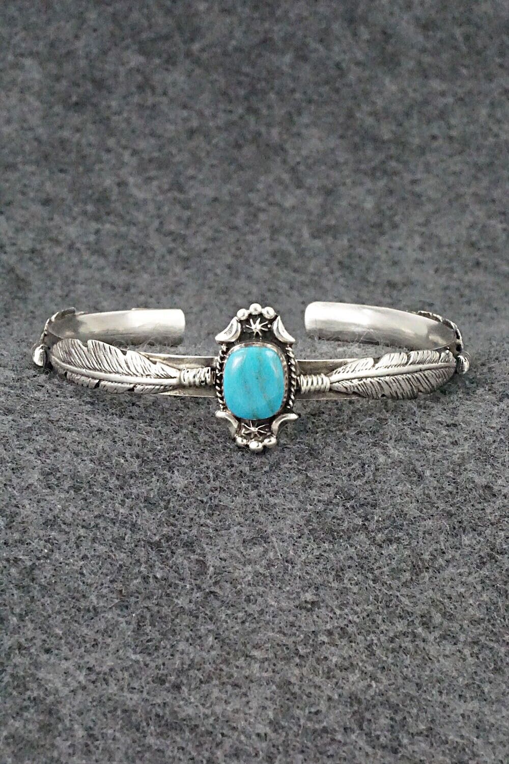 Turquoise & Sterling Silver Bracelet - Bobby Platero