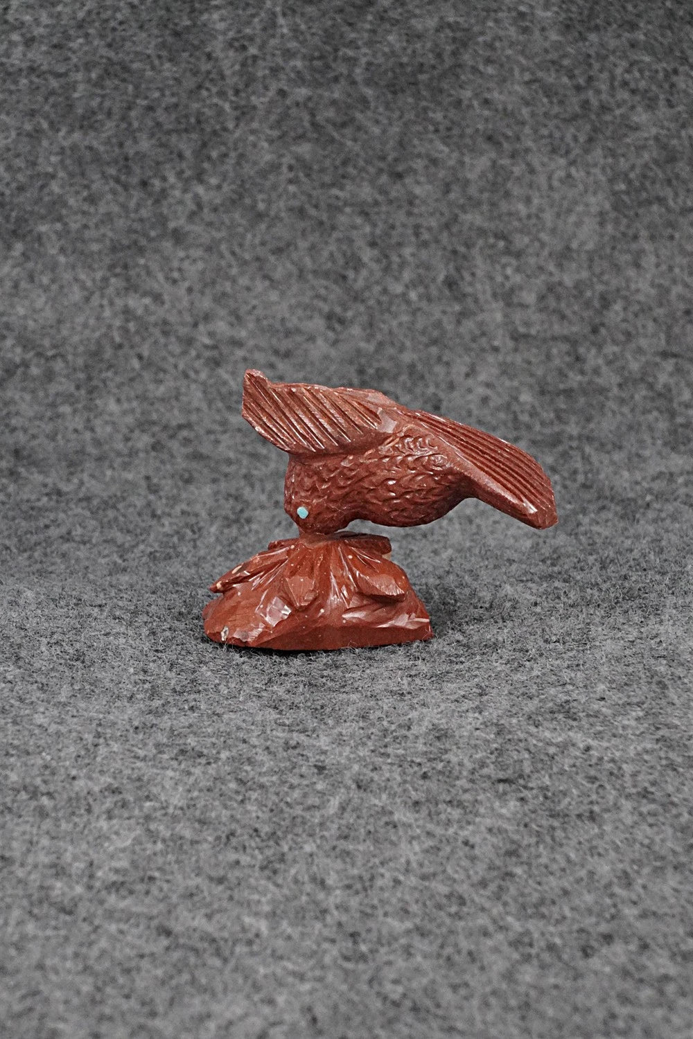 Hummingbird Zuni Fetish Carving - Molly Cheama