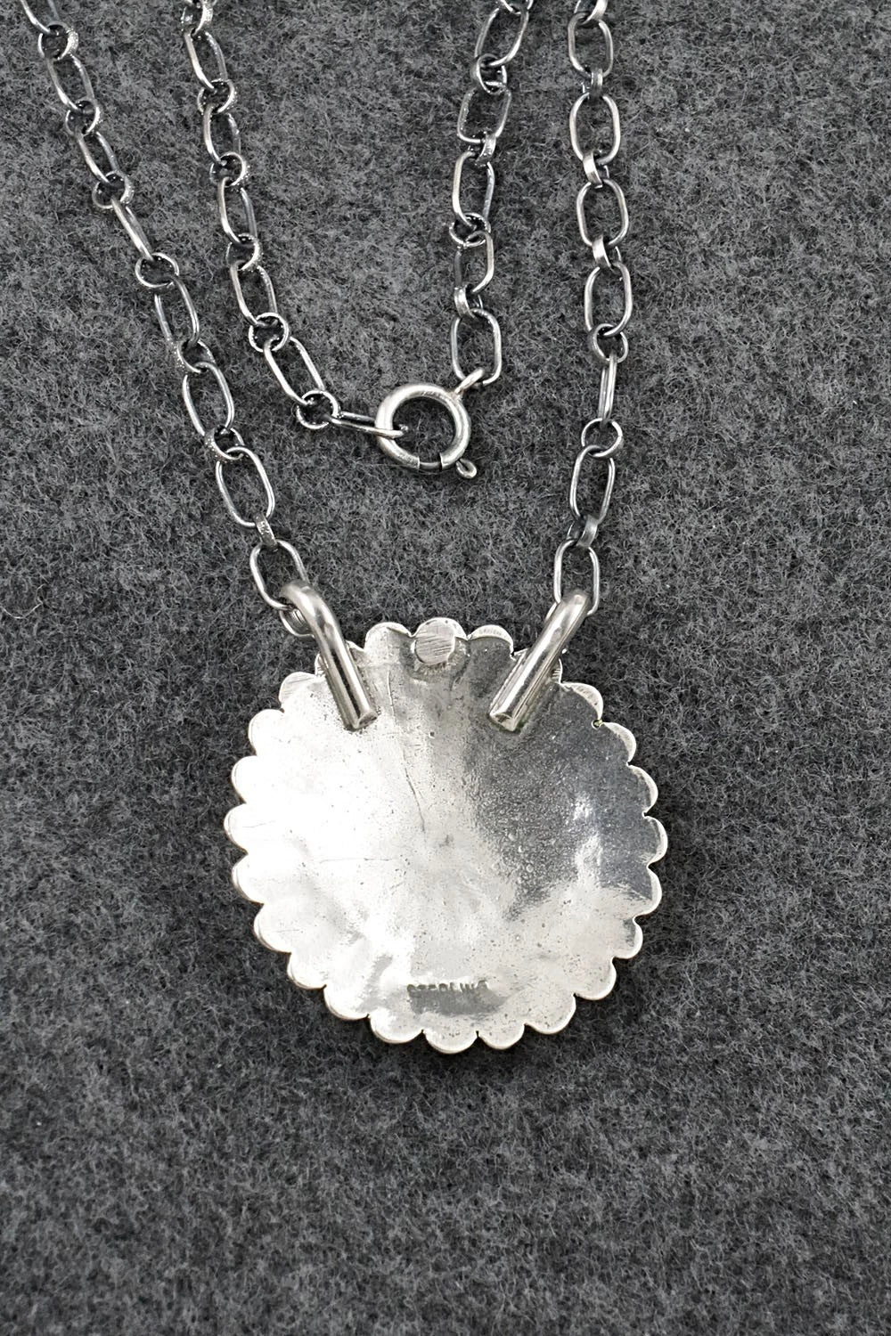 Turquoise & Sterling Silver Necklace - Sheldon Mariano