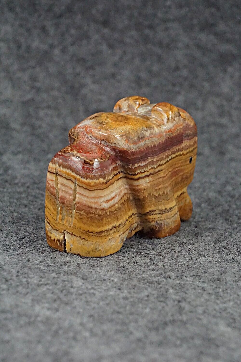 Buffalo Zuni Fetish Carving - Danny Lonjose