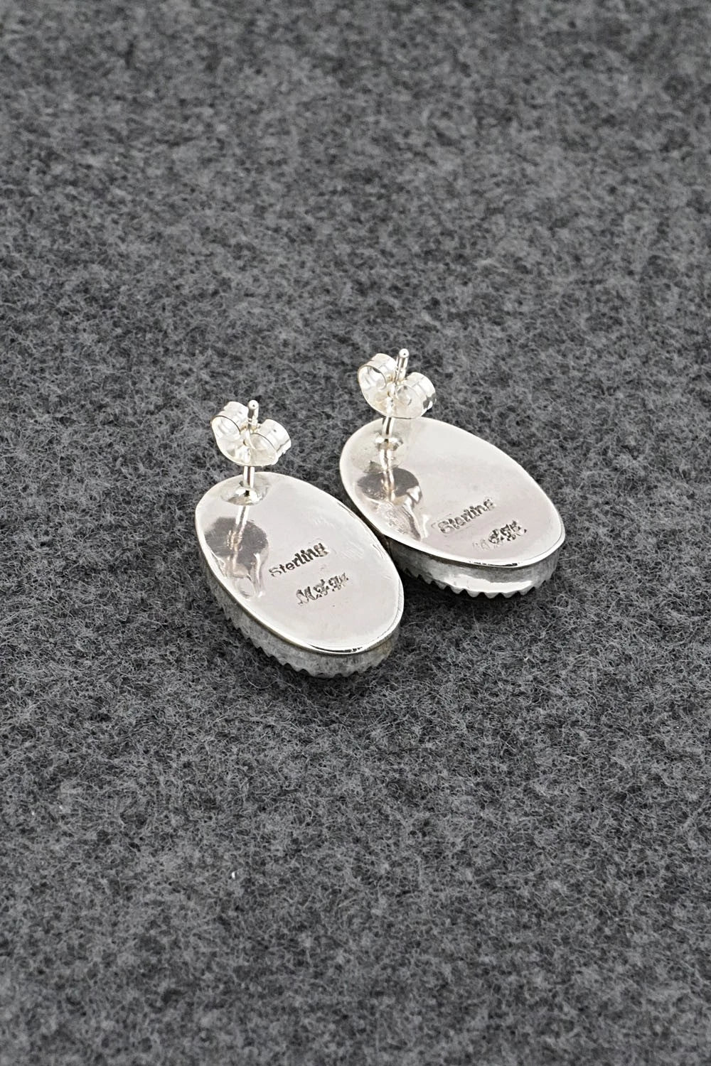 Morado & Sterling Silver Earrings - Murray Hannaweeka