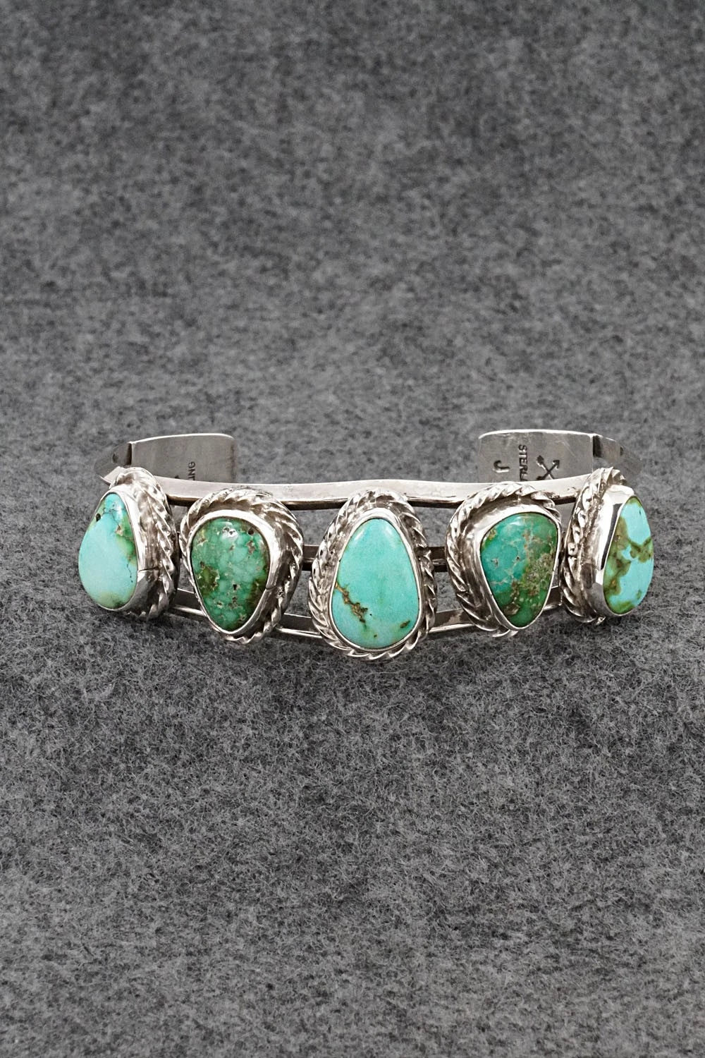Turquoise & Sterling Silver Bracelet - Melvin Jones