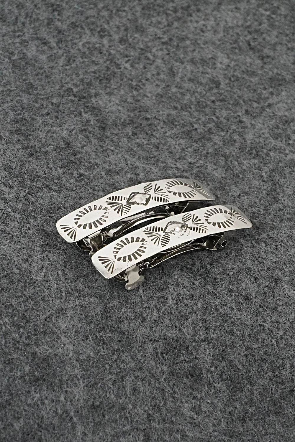 Sterling Silver Barrettes - Bertha Begay
