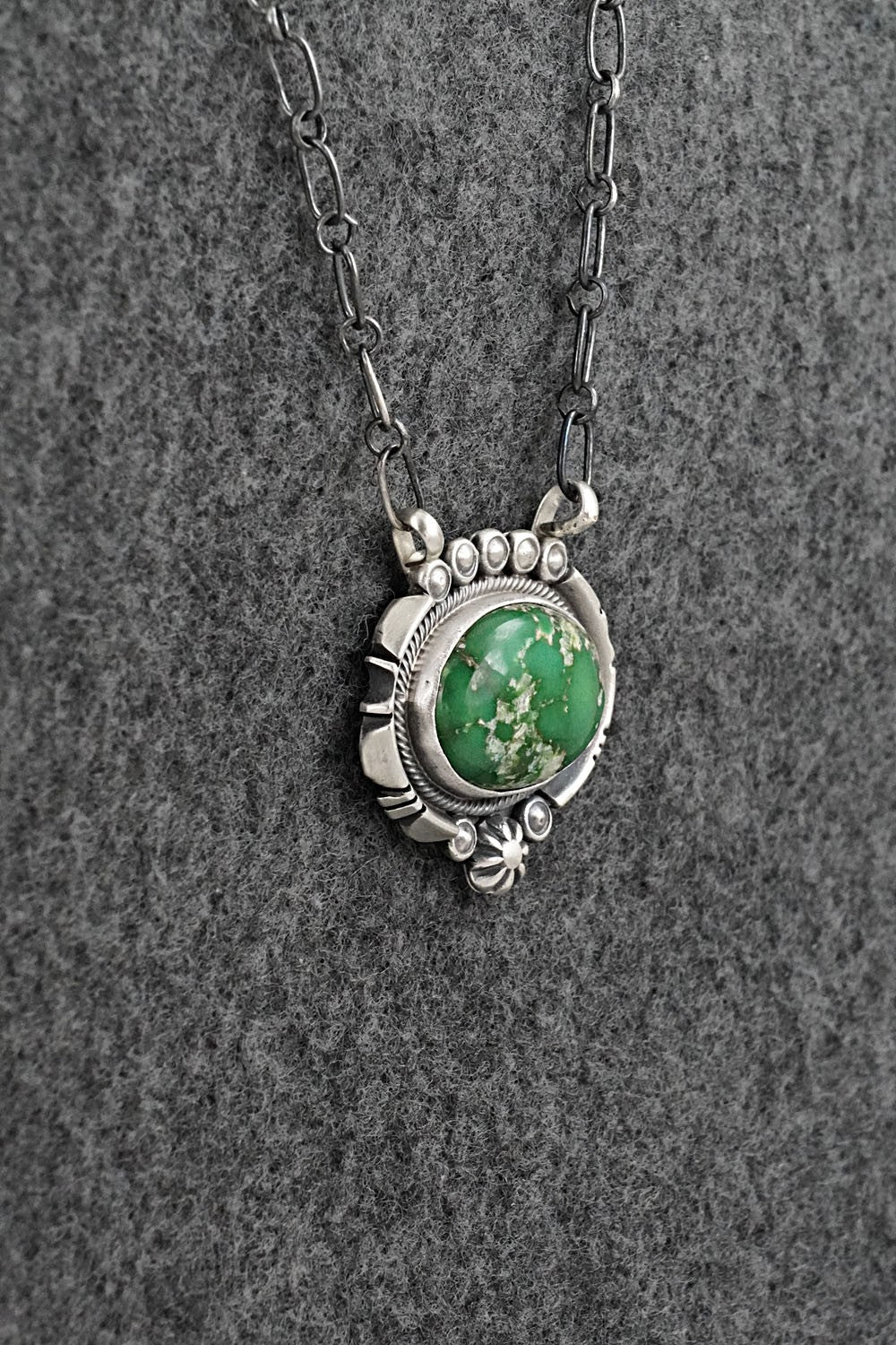Turquoise & Sterling Silver Necklace - Daniel Benally