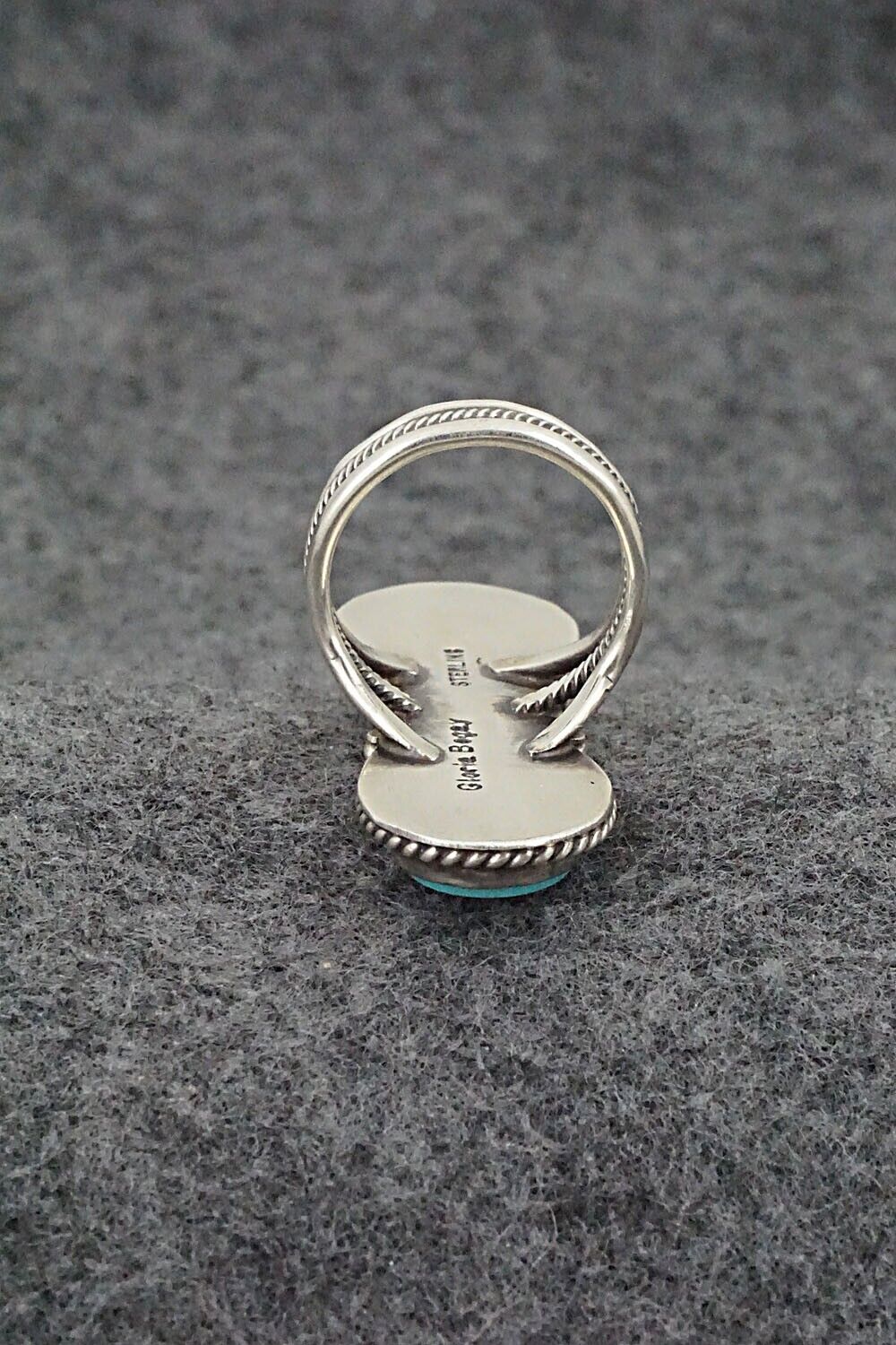 Turquoise & Sterling Silver Ring - Gloria Begay - Size 6.5