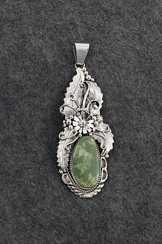 Turquoise & Sterling Silver Pendant - Albert Smith