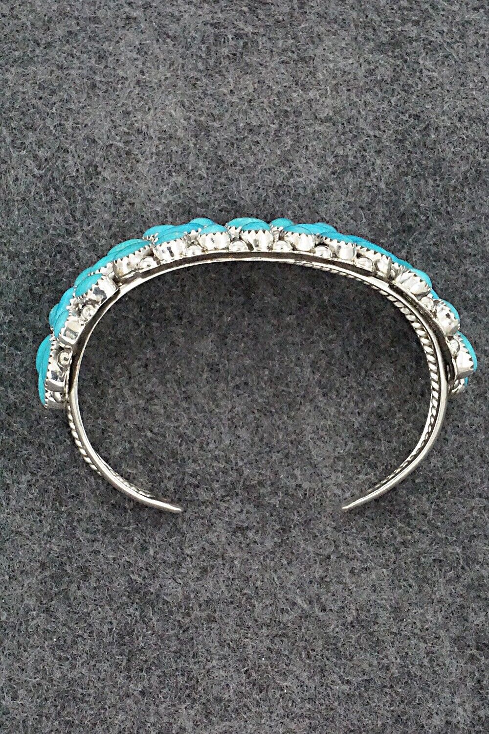 Turquoise & Sterling Silver Bracelet - Rodney Notah