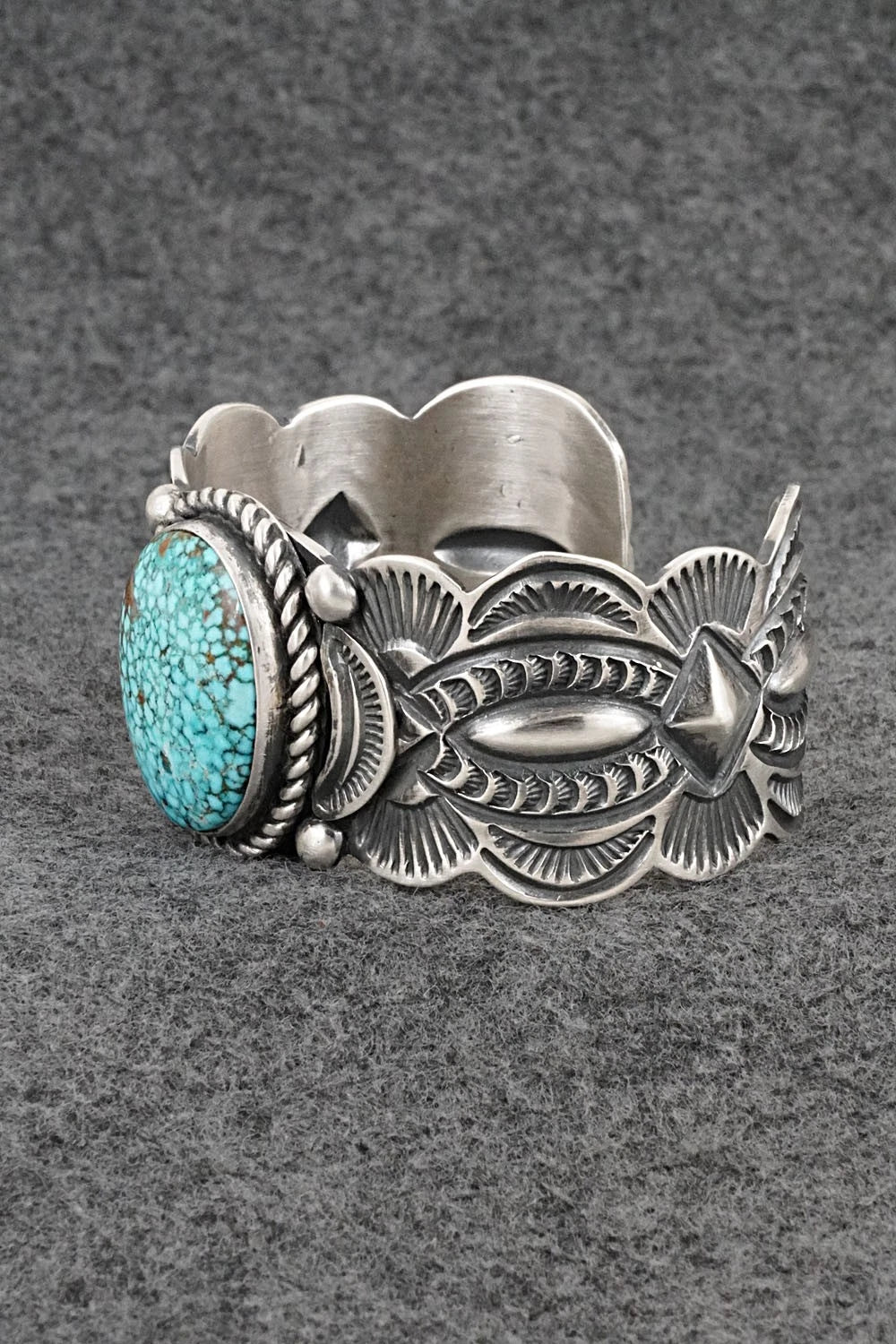 Turquoise & Sterling Silver Bracelet - Arnold Blackgoat