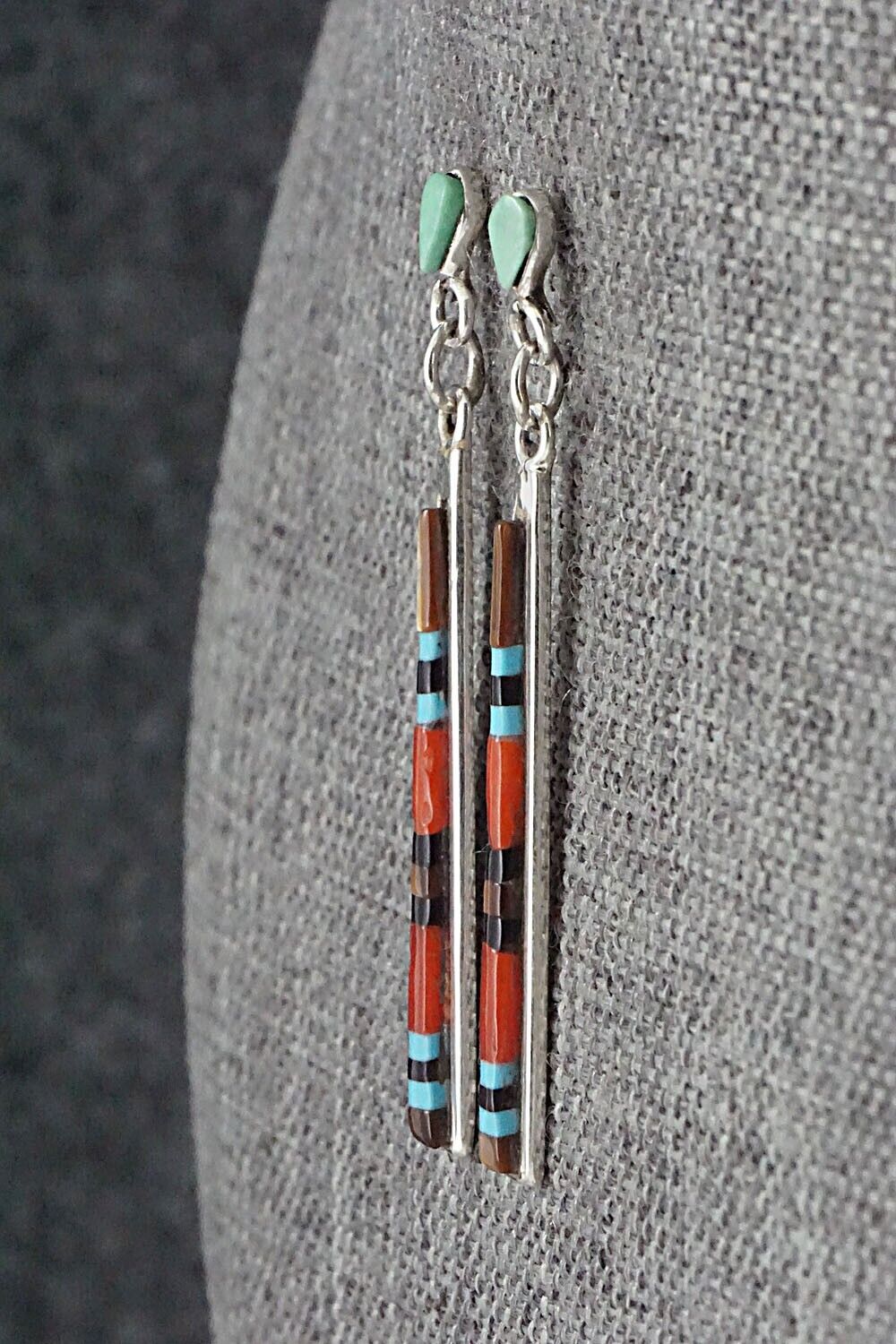 Multi-Stone & Sterling Silver Earrings - Jeanette Chavez