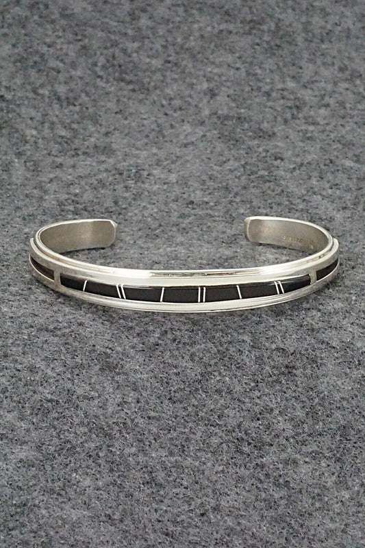 Onyx & Sterling Silver Bracelet - Wilbert Muskett