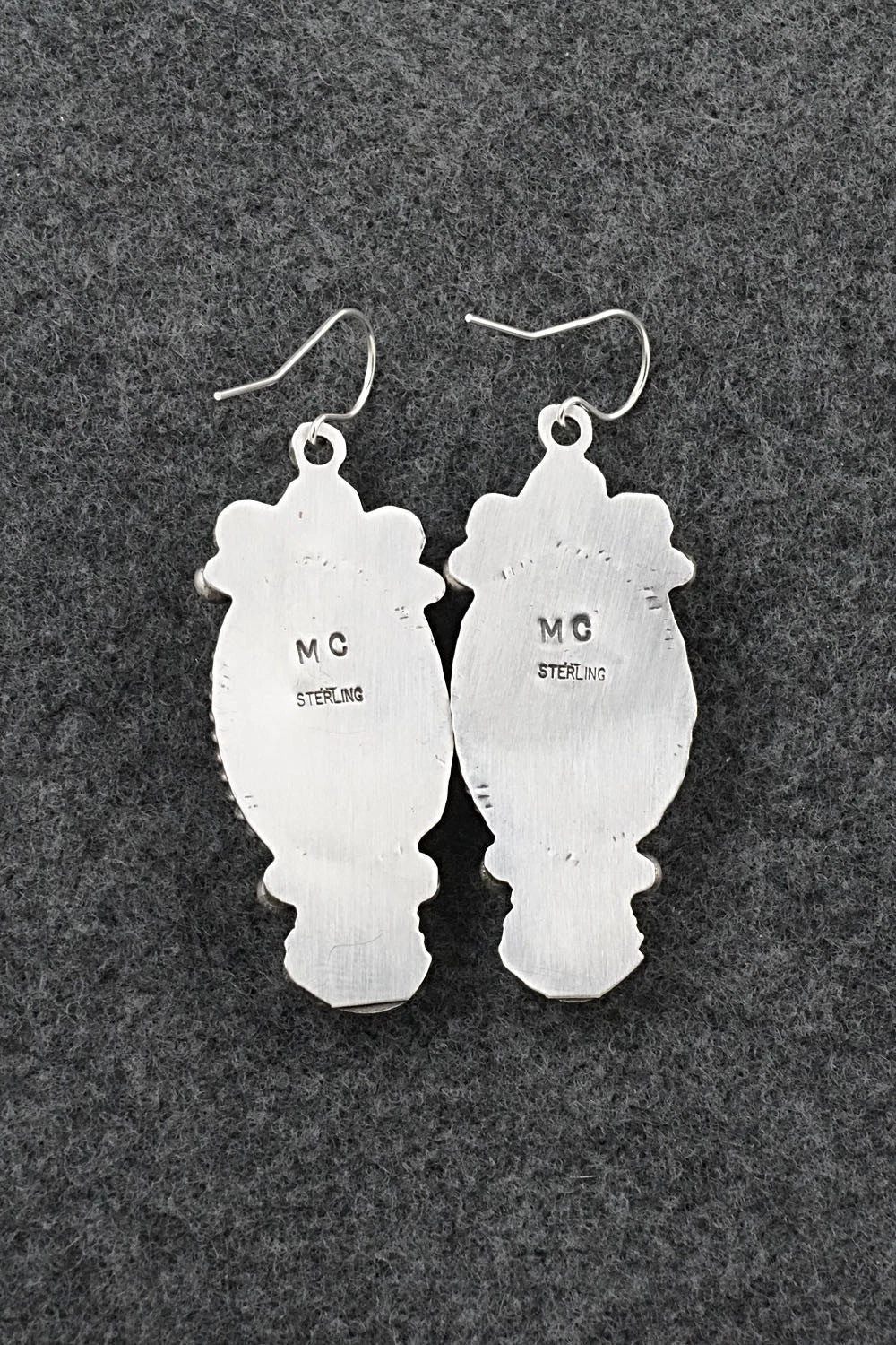 Turquoise & Sterling Silver Earrings - Michael Calladitto