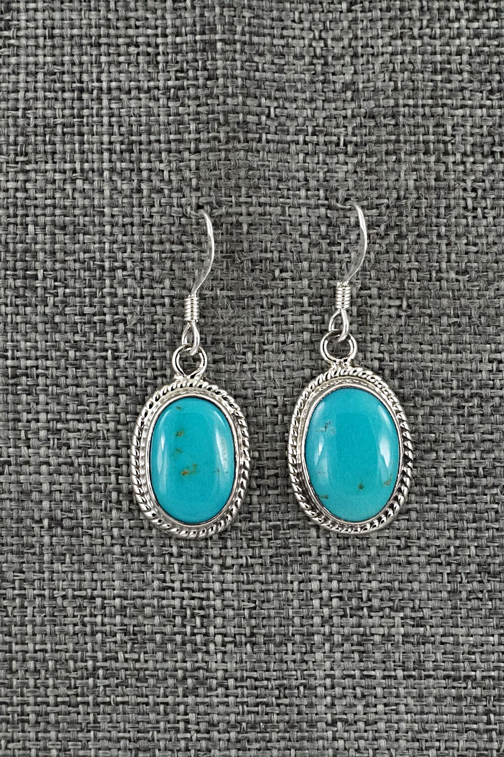 Turquoise & Sterling Silver Earrings - Sharon McCarthy